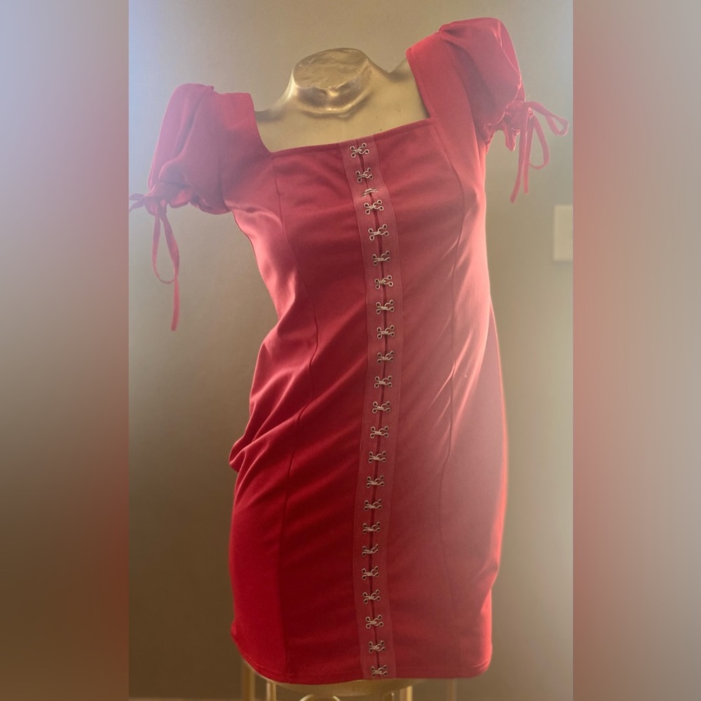 Red Hook and Eye Mini Dress
